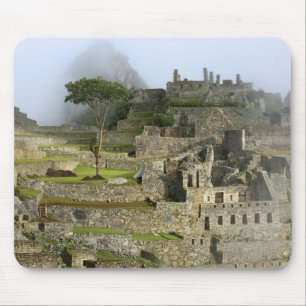 Peru, Machu Picchu. The ancient citadel of Mouse Mat
