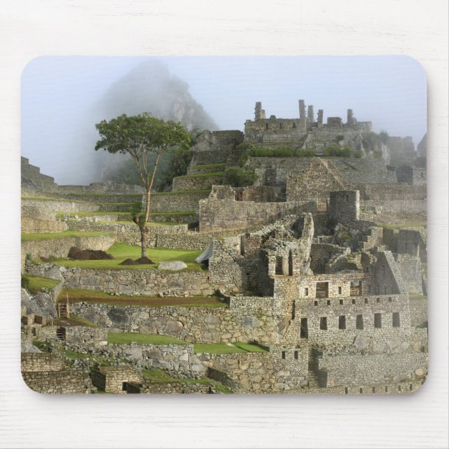Peru, Machu Picchu. The ancient citadel of Mouse Mat (Front)