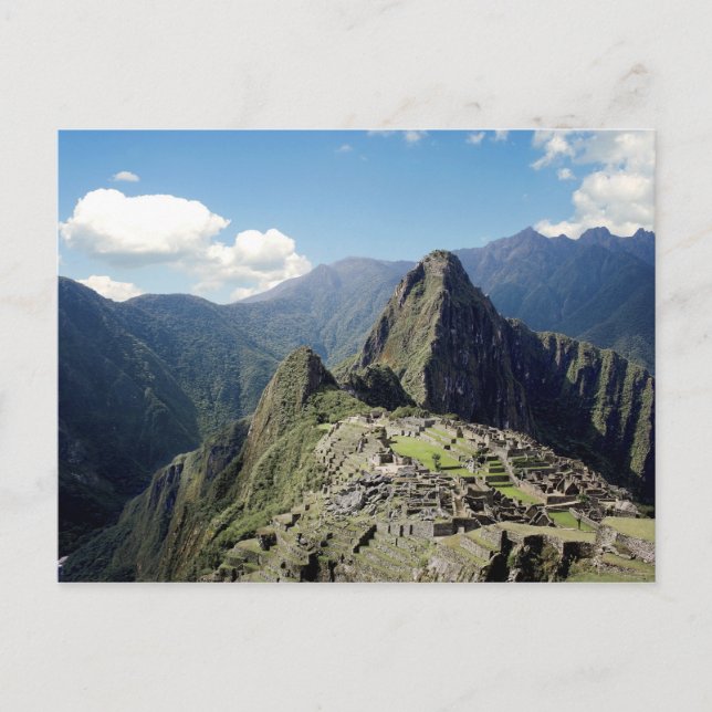 Peru, Machu Picchu, the ancient lost city of 2 Postcard (Front)