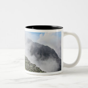Peru, Machu Picchu, the ancient lost city of 4 Two-Tone Coffee Mug