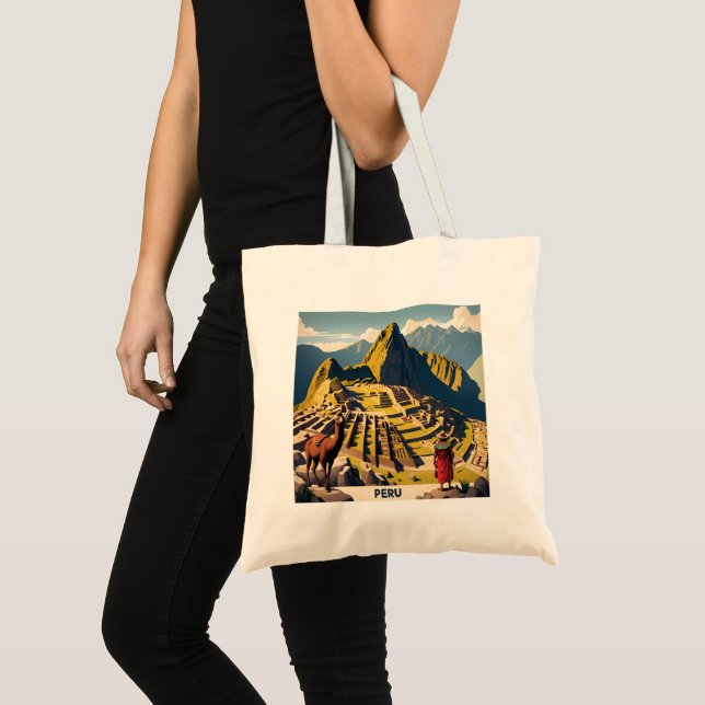 Peru Machu Picchu Tote Bag (Front (Product))