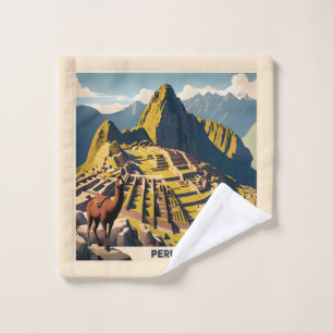 Peru Machu Picchu Wash Cloth