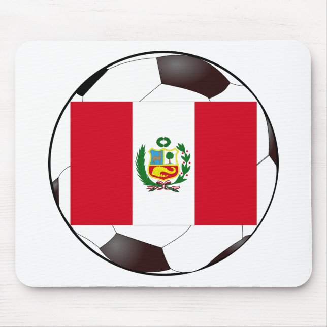 Peru National Flag Mouse Mat (Front)