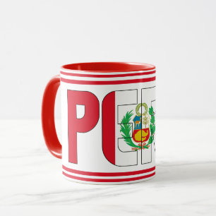 Peru National Flag Patriotic Coffee Mug