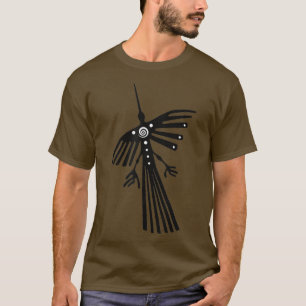 Peru Nazca lines t Hummingbird condor silhouette T-Shirt