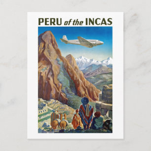 Peru of The Incas Postcard