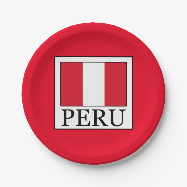 Peru Paper Plate (Front)