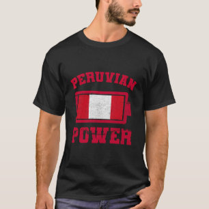 Peru Per㺠Peruvian Flag Proud Peruano Peruana Bat T-Shirt