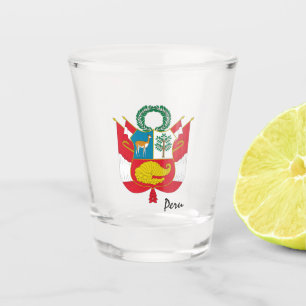 Peru & Peruvian coat of arms, flag / party Shot Glass