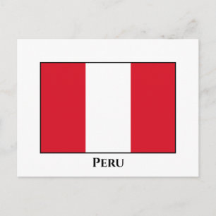Peru (Peruvian) Flag Postcard