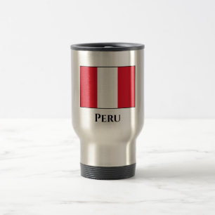 Peru (Peruvian) Flag Travel Mug