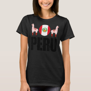 Peru Peruvian Peru Flag Peru National Animal 1 T-Shirt