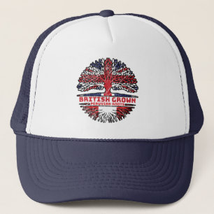 Peru Peruvian Uk United Kingdom British Tree Roots Trucker Hat