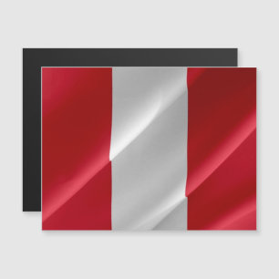 Peru - Peruvian Waving Flag -