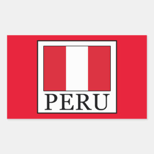 Peru Rectangular Sticker