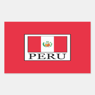 Peru Rectangular Sticker