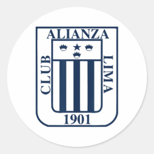 Peru Shirt Peruvian Alianza Lima Peruvian Men Wome Classic Round Sticker