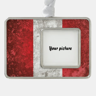 Peru Silver Plated Framed Ornament