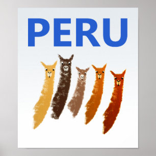 Peru Travel Poster