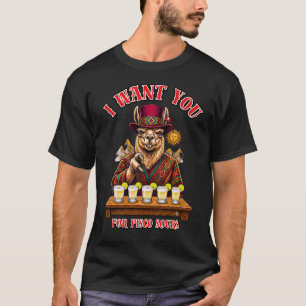 Peru Uncle Sam Llama Pisco Sour Inka 1821 Tee
