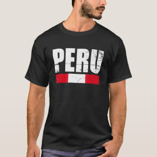 Peru Vintage Peruvian Flag 3 T-Shirt