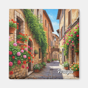 Perugia Italy Travel Magnet