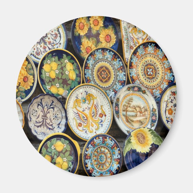 Perugia Pottery Magnet (Front)