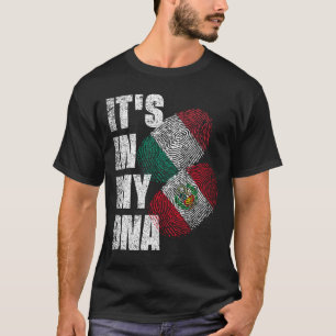 Peruvian And Italian Mix DNA Heritage Flag T-Shirt