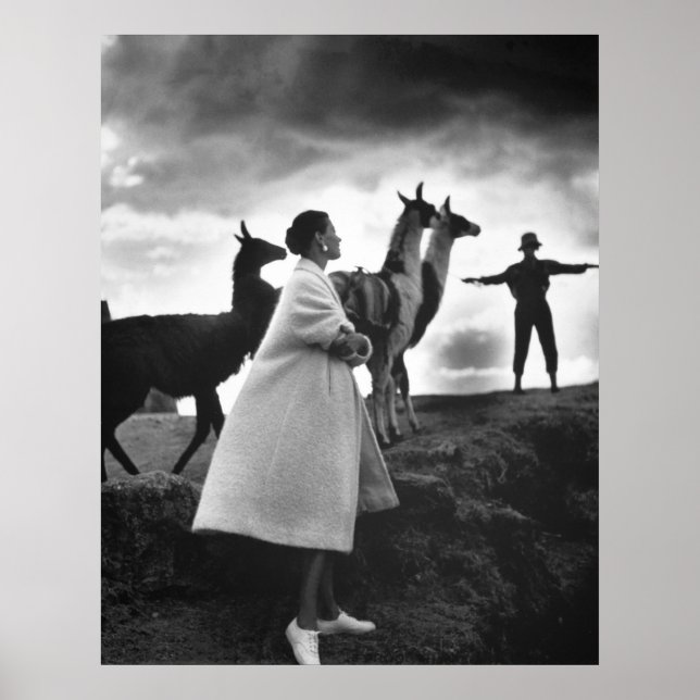 Peruvian Fashion Portrait, 1952 Poster (Front)