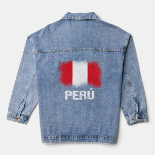 Peruvian Flag Peru 1 Denim Jacket