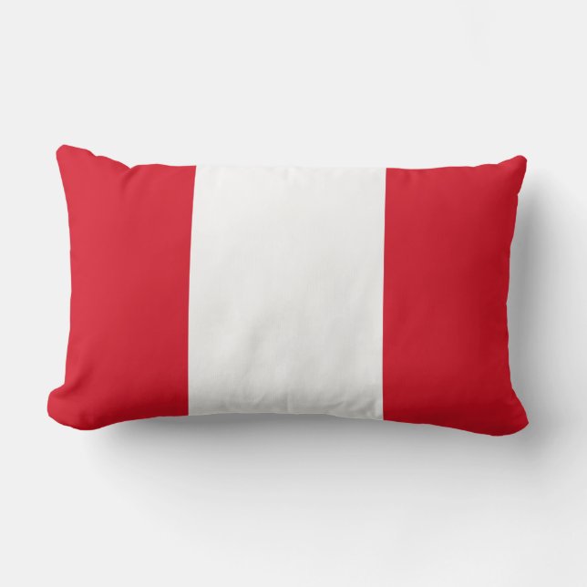 Peruvian flag pillow (Front)