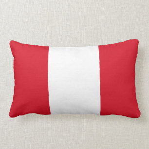 Peruvian flag pillow