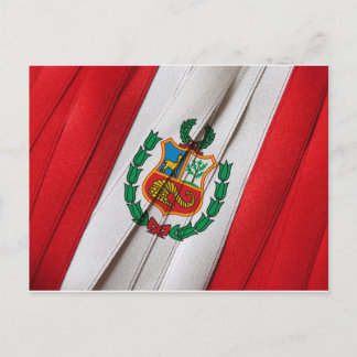 PERUVIAN flag Postcard
