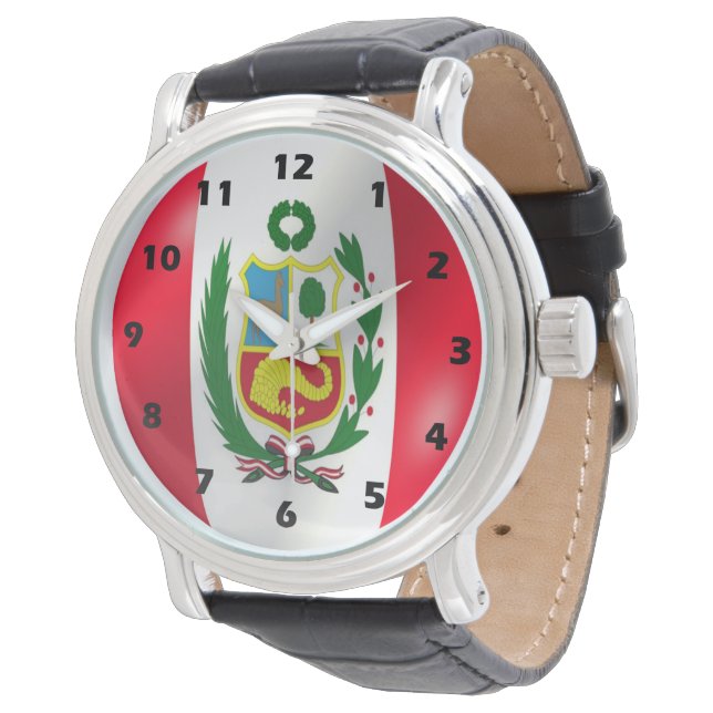 Peruvian Flag Watch (Angled)