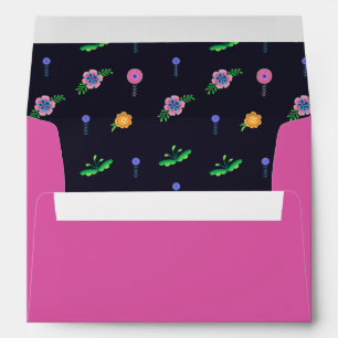 Peruvian Flowers Pattern Envelope