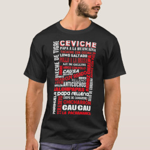 Peruvian Food Peru Foodie Chef Gastronomy Gift  T-Shirt