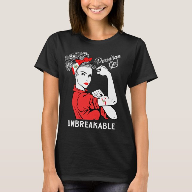 Peruvian Girl Unbreakable T-Shirt (Front)