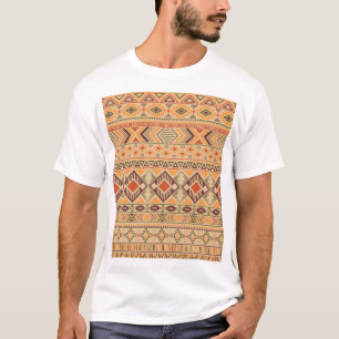 Peruvian Indian: Tribal Geometric Seamless T-Shirt