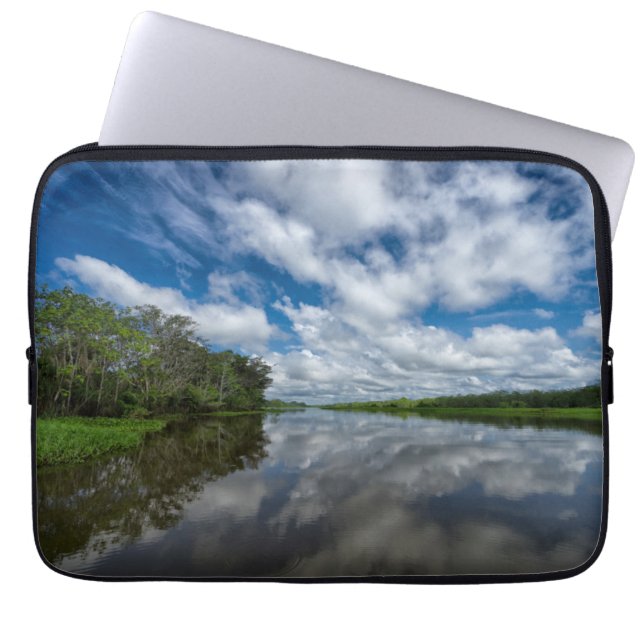 Peruvian Jungle Reflections Laptop Sleeve (Front)