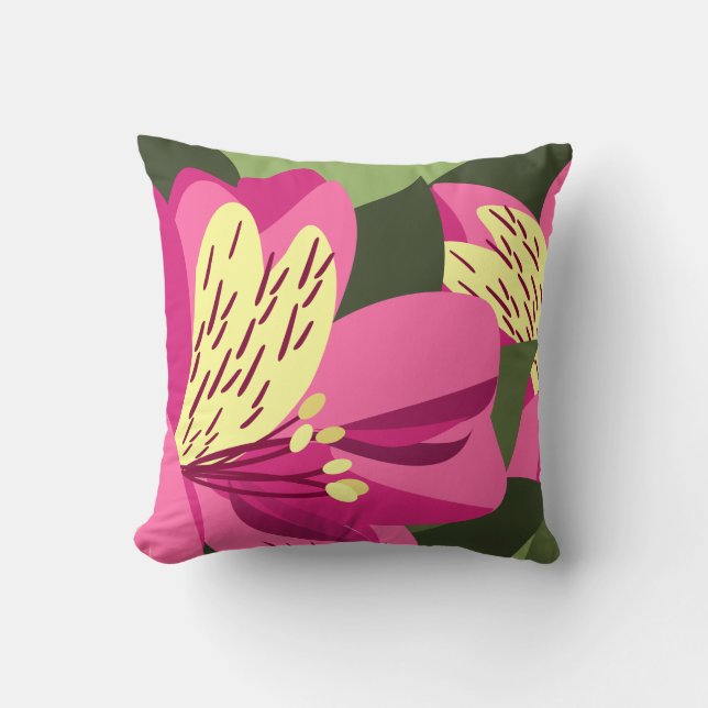 Peruvian Lily Cushion (Front)