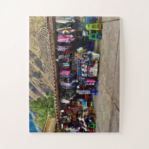 Peruvian Marketplace   Textiles & Treasures Jigsaw Puzzle