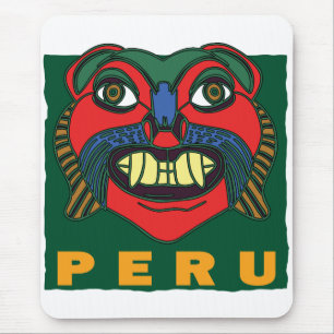 PERUVIAN MASK MOUSE MAT