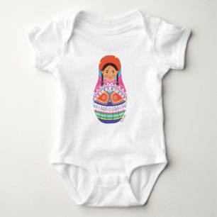Peruvian Matryoshka Baby Bodysuit