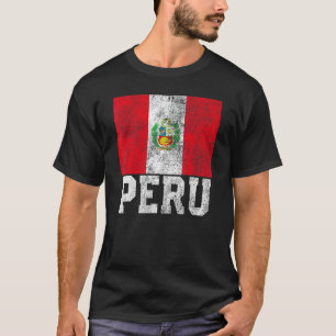 Peruvian Peru Flag Pride Roots Country Family Nati T-Shirt