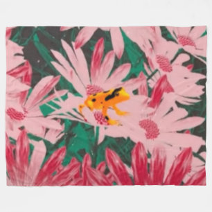 PERUVIAN POISON FROG 2 FLEECE BLANKET
