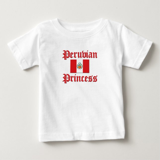 Peruvian Princess Baby T-Shirt (Front)