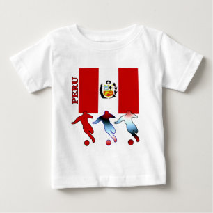 Peruvian Soccer Players Baby T-Shirt