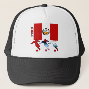 Peruvian Soccer Players Trucker Hat