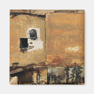 peruvian vulture urban wall magnet