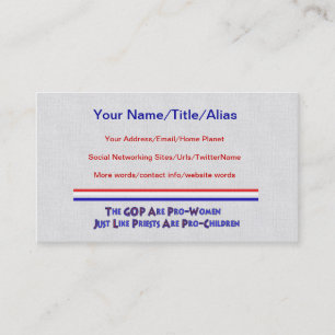 PERVERT CLUB BUSINESS CARD